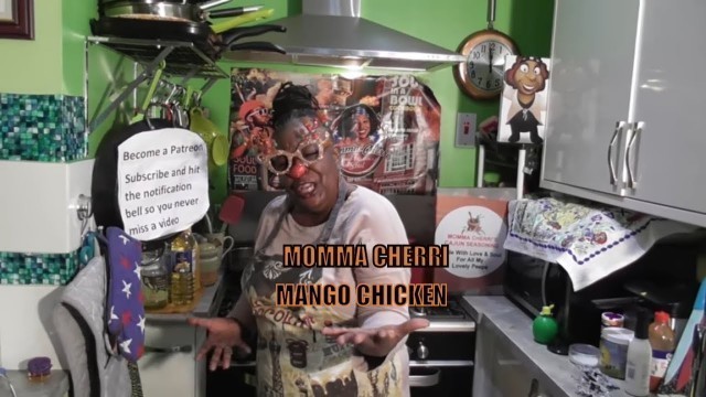 'Momma Cherri\'s  soul food Mango Chicken'