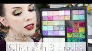 'Creating 3 looks using the Clionadh Cosmetics Jewelled Multichromes!'