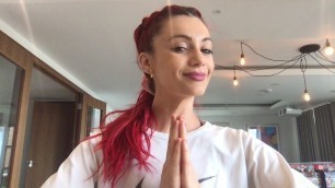 'weekend yoga ! with Dianne and Joe #come workout #withme #namastayathome'