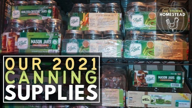 'How we store our Canning Lids and Jars & Where we get them? | Favorite Jar Size | 2021'