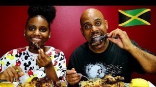 'JAMAICAN FOOD MUKBANG! FT: LOVE BIRD CARIBBEAN RESTAURANT!'