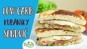 'Nízkosacharidový kubánsky sendvič - fitness recept, low carb pečivo'