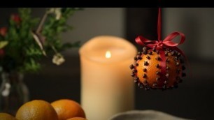 'M&S Food: How to Make Clementine & Clove Christmas Decorations'