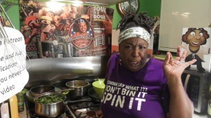 'Kitchen nightmare\'s Momma Cherri cooks curly kale'