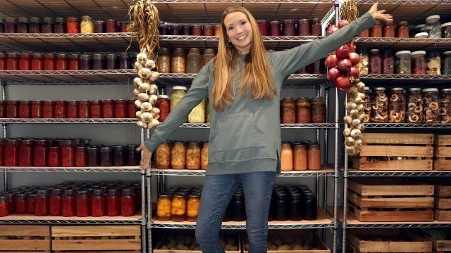 'Homestead Pantry Tour | Self-Sufficiency and Food Storage 2021'