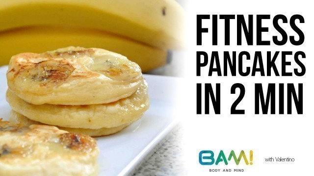 'FITNESS PANCAKES in 2 Minuten (Low Carb, simpel, diät)'