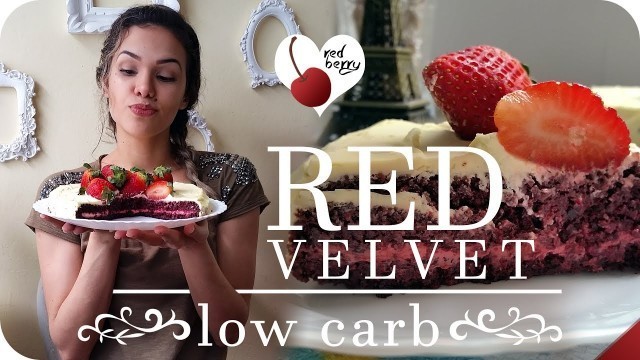 'BOLO RED VELVET LOW CARB  | Especial Dia Dos Namorados'