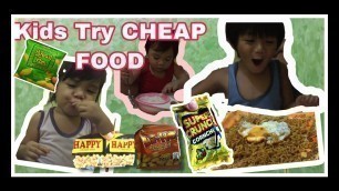 'KIDS TRY FILIPINO JUNK FOODS(rambol sila)'