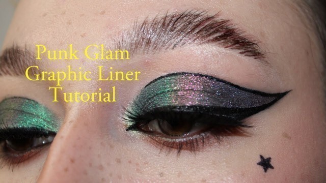 'Punk Glam Graphic Liner Clionadh Cosmetics Shimmers'