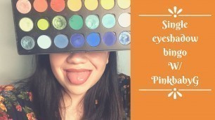 'Single Eyeshadow Bingo Challenge | Clionadh Cosmetics | Igneous Cosmetics | Depotted Eyeshadows'