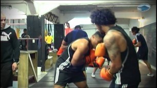 'The Blues workout at Ludus Magnus Gym with Joe Nauhafu & Monty Betham'