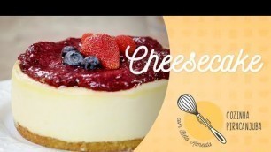 'Cheesecake Zero Lactose e Low Carb'