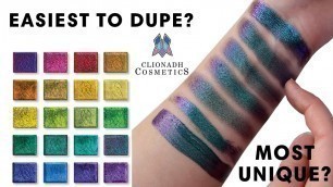 'Multichrome Monday | Clionadh Cosmetics Jewelled Multichromes: Most unique shades? Easiest to dupe?'