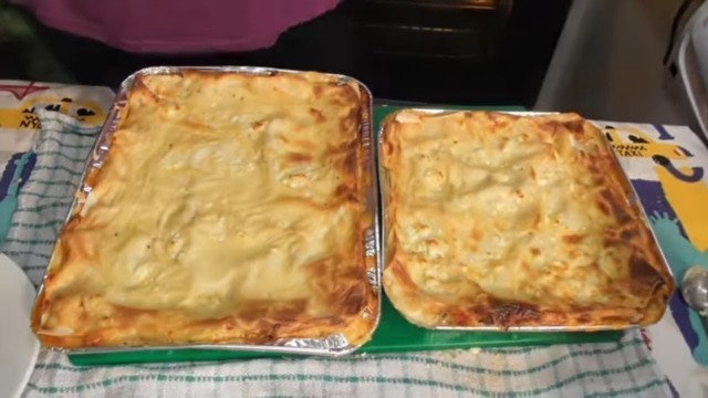 'Gordon Ramsay\'s kitchen nightmare\'s Momma Cherri. Lasagna - meat and vegetarian'