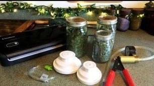 'How to Vacuum Seal Dry Goods in Canning Jars'