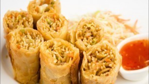 'Vegetable Spring Rolls Recipe | Restaurant Style With Sheets Recipe'