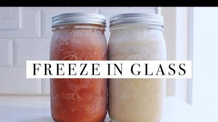 'How To Freeze Food In Glass Jars & Containers  | Simple Living'