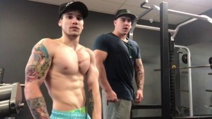 'Chest Workout Motivation And Posing Practise Ft James Thiel'