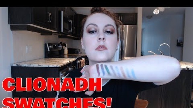 'CLIONADH COSMETICS HAUL & SWATCHES! [Swatching beautiful jewelled multichromes and duochromes]'