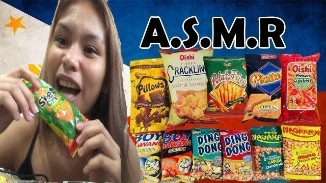 'ASMR:Eating Filipino Junkfood'