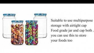 'Glass Jars Container Star Works Check The Below Description for  \"Product Link\"'