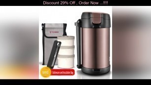 '▶️ Wholesale 1.8/2.2L Thermos Lunch Box for Hot Food Stainless Steel Insulated Thermos for Food Con'