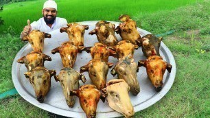 'Goat Head Curry Recipe || Tasty Lamb Head Masala Curry || Nawabs Kitchen'