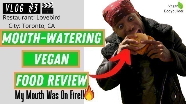 'Vegan Food Review - \"Lovebird\" Restaurant in Toronto Canada \"Firebird\" Sandwich'