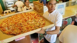 'Giant PIZZA and Big BURGERS in Tuguegarao | AMAZING Filipino Pizza and Pinoy Burgers in Cagayan!'