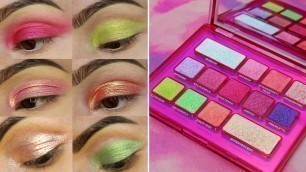 'Dragon Fruit Palette | Eye Swatches | Clionadh x Emily Violet Marie'