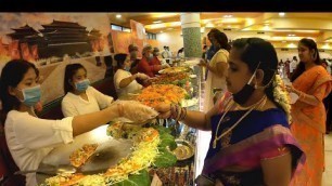 'Chinese Food in Lavish Indian Wedding Ceremony, Hyderabad | Indian Marriage Food | Amazing Food Zone'