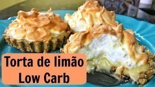 'Torta de limão Low Carb | Receita | Você Mais Fitness'