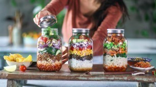 'Meals in a jar » vegan meal prep'