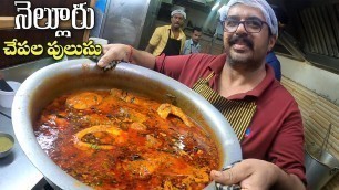 'Famous Nellore Chepala Pulusu @ Ramarao Savitri Vantillu Restaurant | Hyderabad | Amazing Food Zone'