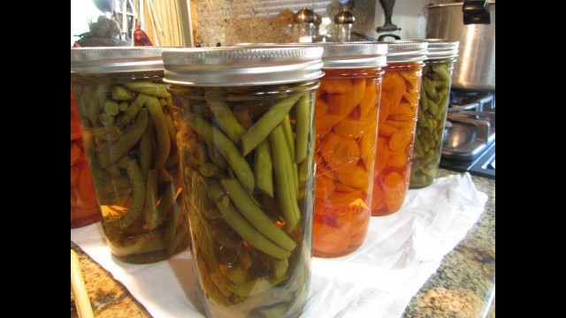 'Home Canned Green Beans & Carrots From The Garden'