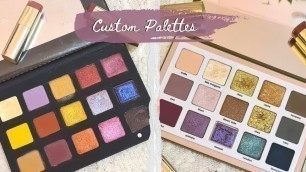 'Creating CUSTOM Eyeshadow Palettes | Natasha Denona + Clionadh Cosmetics! | Shay Leichtenberg'