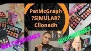 'Simular Duochromes Pat Mcgrath palettes, Clionadh Cosmetics range $7-$25 CAN!Divine Rose2,Huetopian'