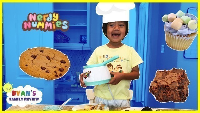 'Kids Fun Baking Cookies and Brownie with Ryan\'s Family Review'
