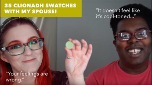 'Swatch Party With My Spouse! | Clionadh Cosmetics Haul & Swatches'