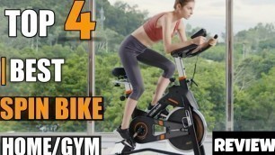 'Best spin bike in India 2022 | Top 4 exercise bike/cycle for home & gym'