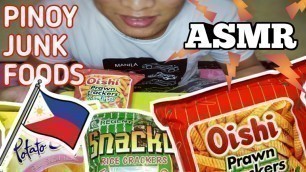 'ASMR PINOY JUNK FOOD | EATING SOUNDS #ASMR #MUKBANG'