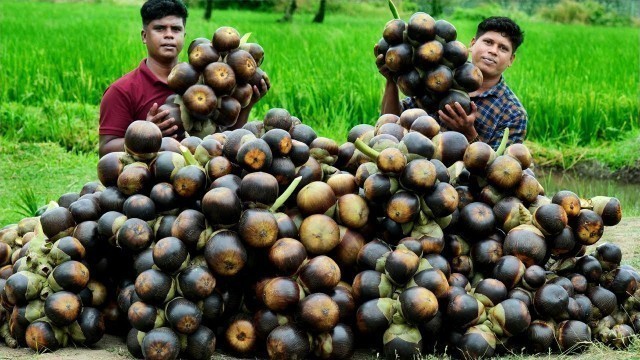 'PALM FRUIT SARBATH | TENDER PALM FRUIT DRINK | Our Village Traditional Healthy Drink'