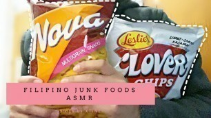 'Filipino Junk Foods ASMR | XTINE'