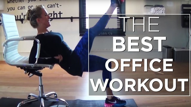 'THE BEST Butt & Thigh Workout for the OFFICE!'