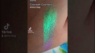 'Clionadh Cosmetics Deep Iridescent multichrome Verte #shorts'