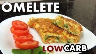 'COMO FAZER OMELETE RECEITA RÁPIDA - LOW CARB'