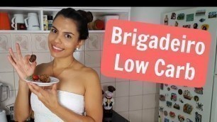 'Brigadeiro Low Carb | Receita | Você Mais Fitness'