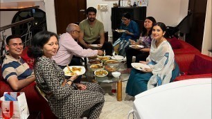 'Family get together | amazing food | fun time with family | Ziana met her Aanya didi |'