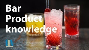 'BAR PRODUCT KNOWLEDGE - Food and Beverage Service Training #17'