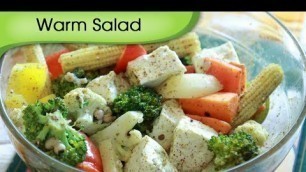 'Warm Baked Vegetable Salad - Quick Salad Recipe By Annuradha Toshniwal [HD]'